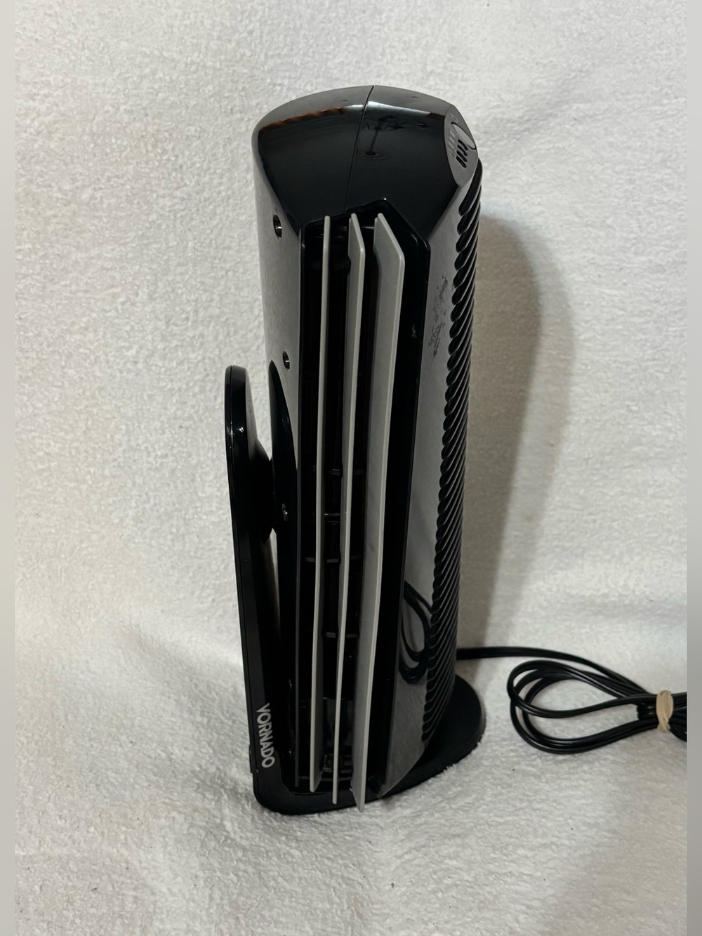 Vornado Black Compact Tower Air Circulator Fan